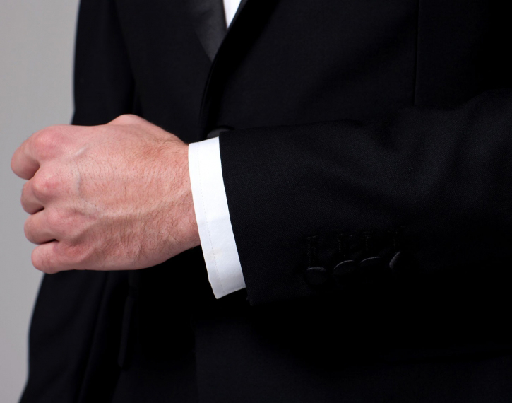 西服定制 定做西服 男士必备黑色塔士多礼服  袖扣